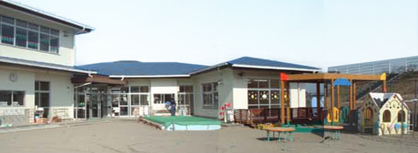園庭の写真